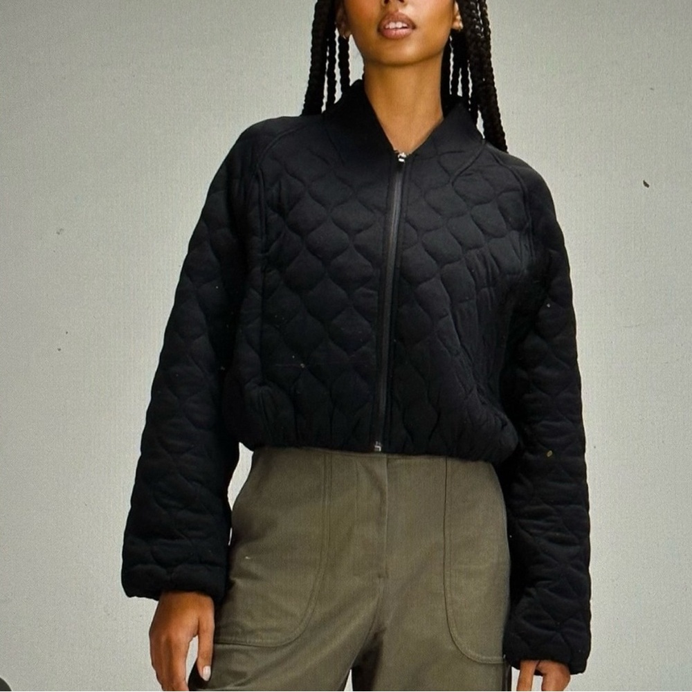 Lululemon Quilted Bomber Jacket